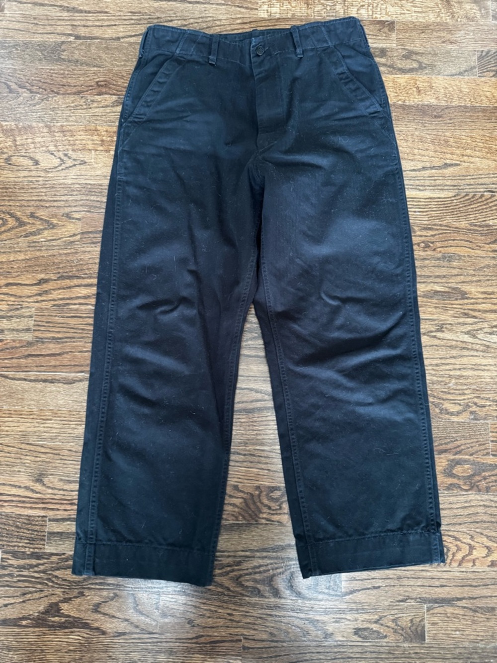 Buck Mason OMAHA FLYWEIGHT HBT FULL SADDLE BAKER PANT